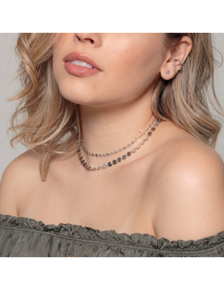 Pointille Choker Necklace | Short Necklace | Malu Maiese Pointille Choker Necklace | Short Necklace | Malu Maiese