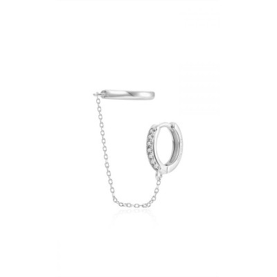 Mia Chain Hoop Earrings 2