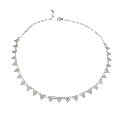 Collar Choker Sun | Gargantilla minimalista con triángulos | Malu Maiese 2