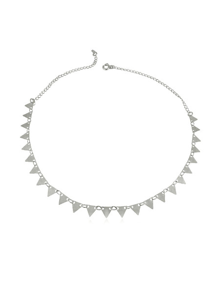 Colar Choker Sun | minimalista, com triangulos | Malu Maiese Colar Choker Sun | minimalista, com triangulos | Malu Maiese