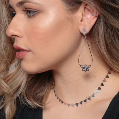 Pendientes Maxi Lotus | Pendientes de Fiesta | Malu Maiese 2