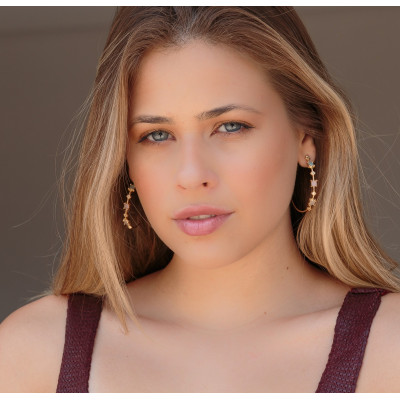 Aros Maxi Baroque | Pendientes de Aro con Circonitas | Malu Maiese 2