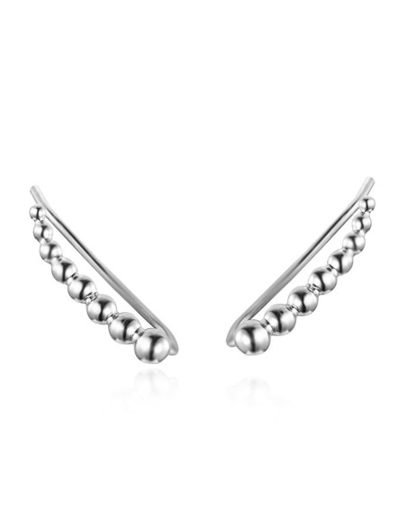 Pendientes Trepadores Pelotitas |en Plata 925 | Malu Maiese Pendientes Trepadores Pelotitas |en Plata 925 | Malu Maiese