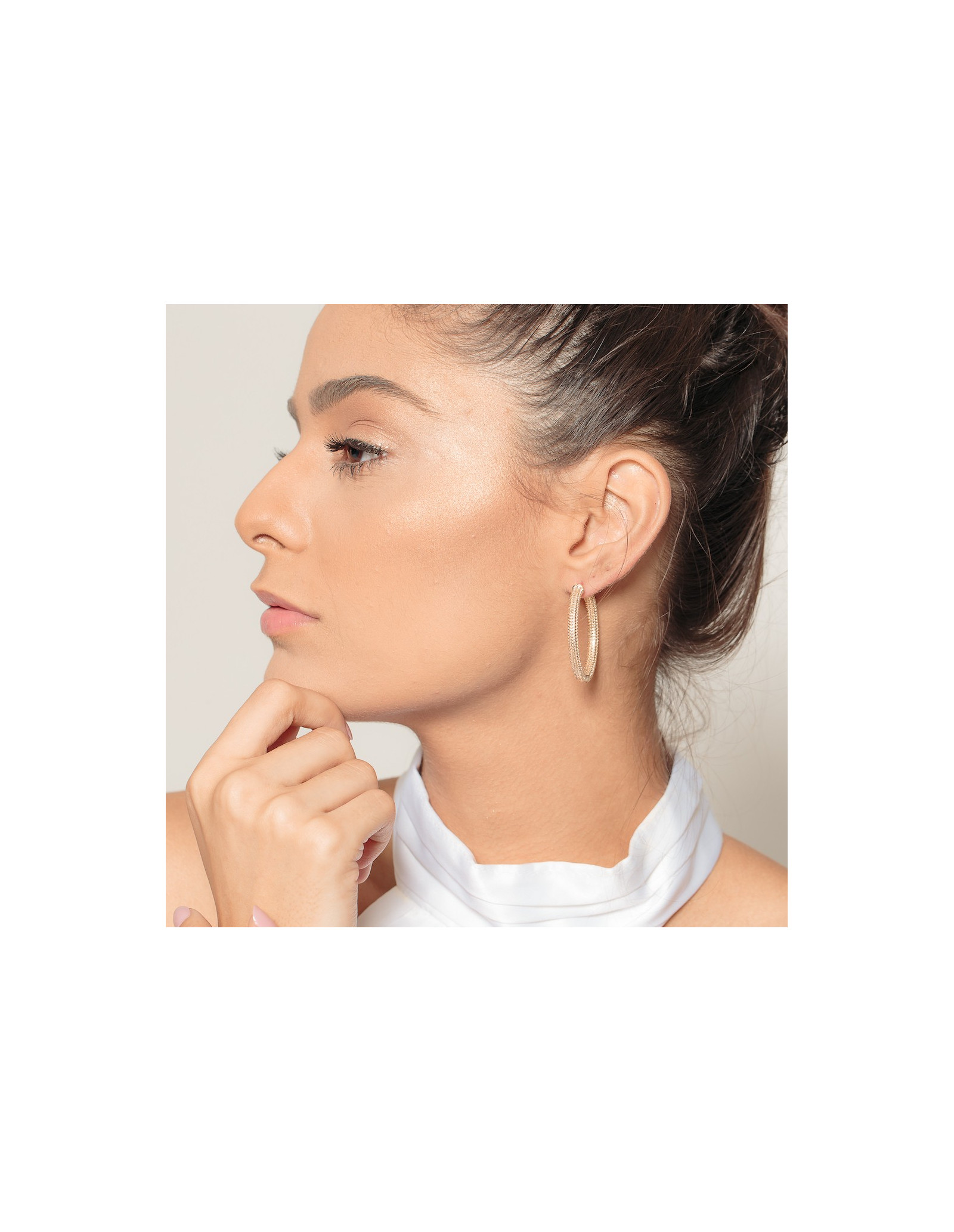 Alessia Hoop Earrings | Unique Hoop Earrings | Malu Maiese