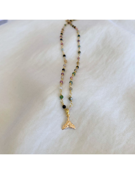 Colar Choker Tutti Frutti | Colar com pedrinhas naturais | Malu Maiese Colar Choker Tutti Frutti | Colar com pedrinhas naturais | Malu Maiese