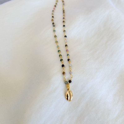 Tutti Frutti Choker Necklace | Short mineral necklace | Malu Maiese 2