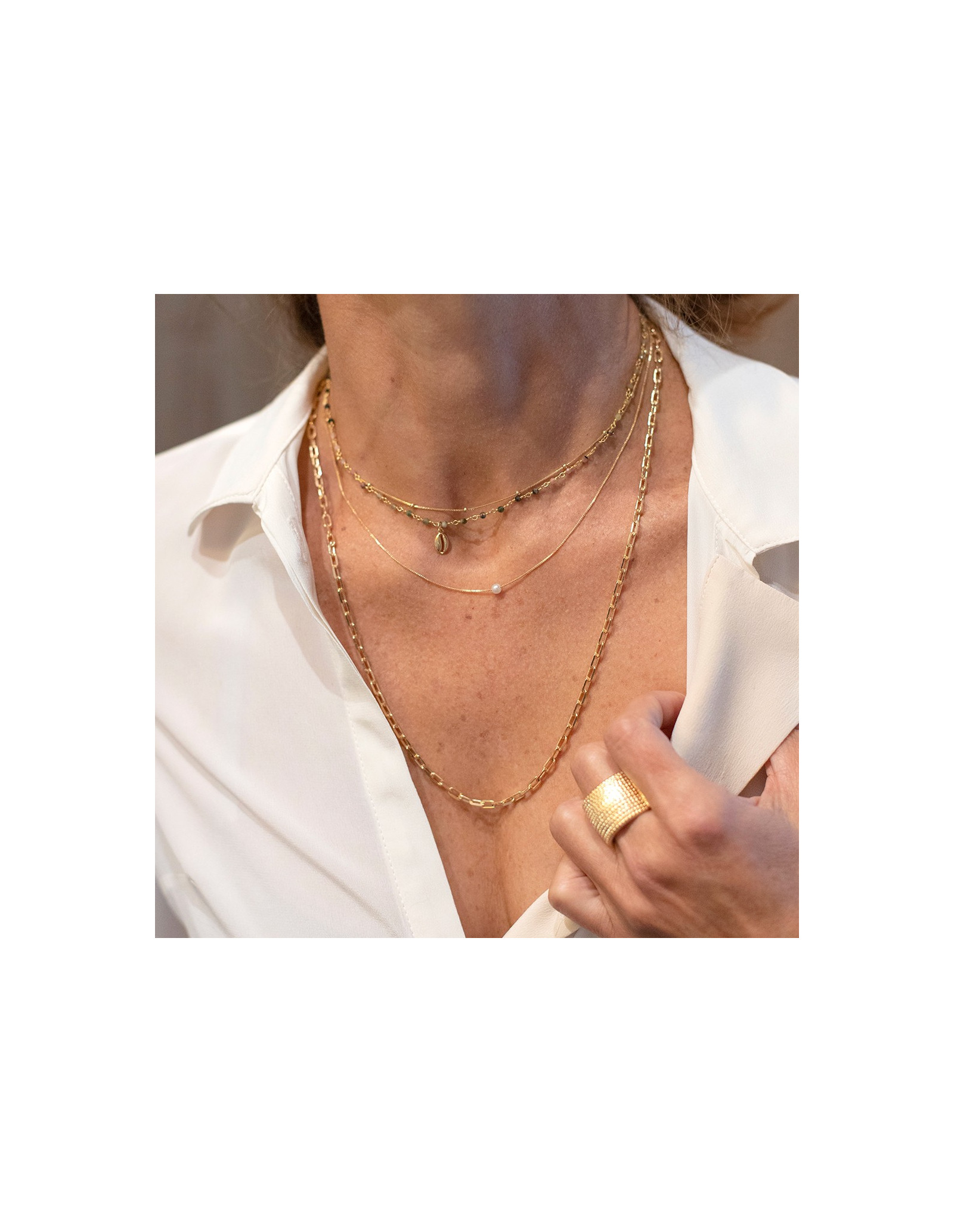 Collar Liv | Gargantilla de Cadena | Malu Maiese