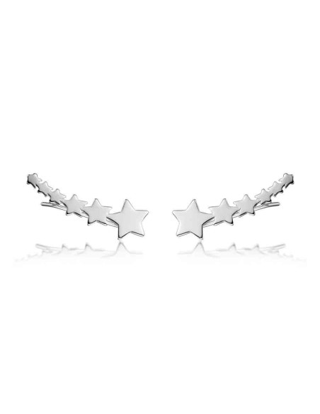 Brinco Ear Cuff Estrelas | Ear Cuffs em Prata 925 | Malu Maiese Brinco Ear Cuff Estrelas | Ear Cuffs em Prata 925 | Malu Maiese