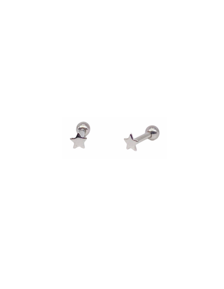 Star Steel Piercing Earring | Star Stainless Steel Piercing | Malu Maiese Star Steel Piercing Earring | Star Stainless Steel Piercing | Malu Maiese