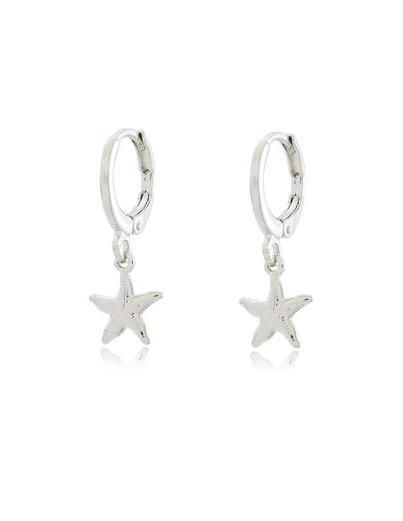 Starfish Hoop Earrings | Earrings with charms | Malu Maiese