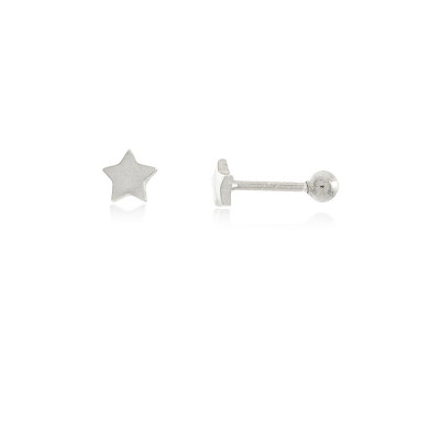 Brinco Piercing Estrela | piercing em prata 925 | Malu Maiese 2