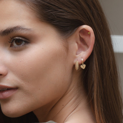 Pendientes Piercing Triangulo | Piercing Triángulo Plata | Malu Maiese 2