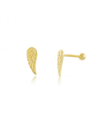 925 Sterling silver Feather Piercing Earring