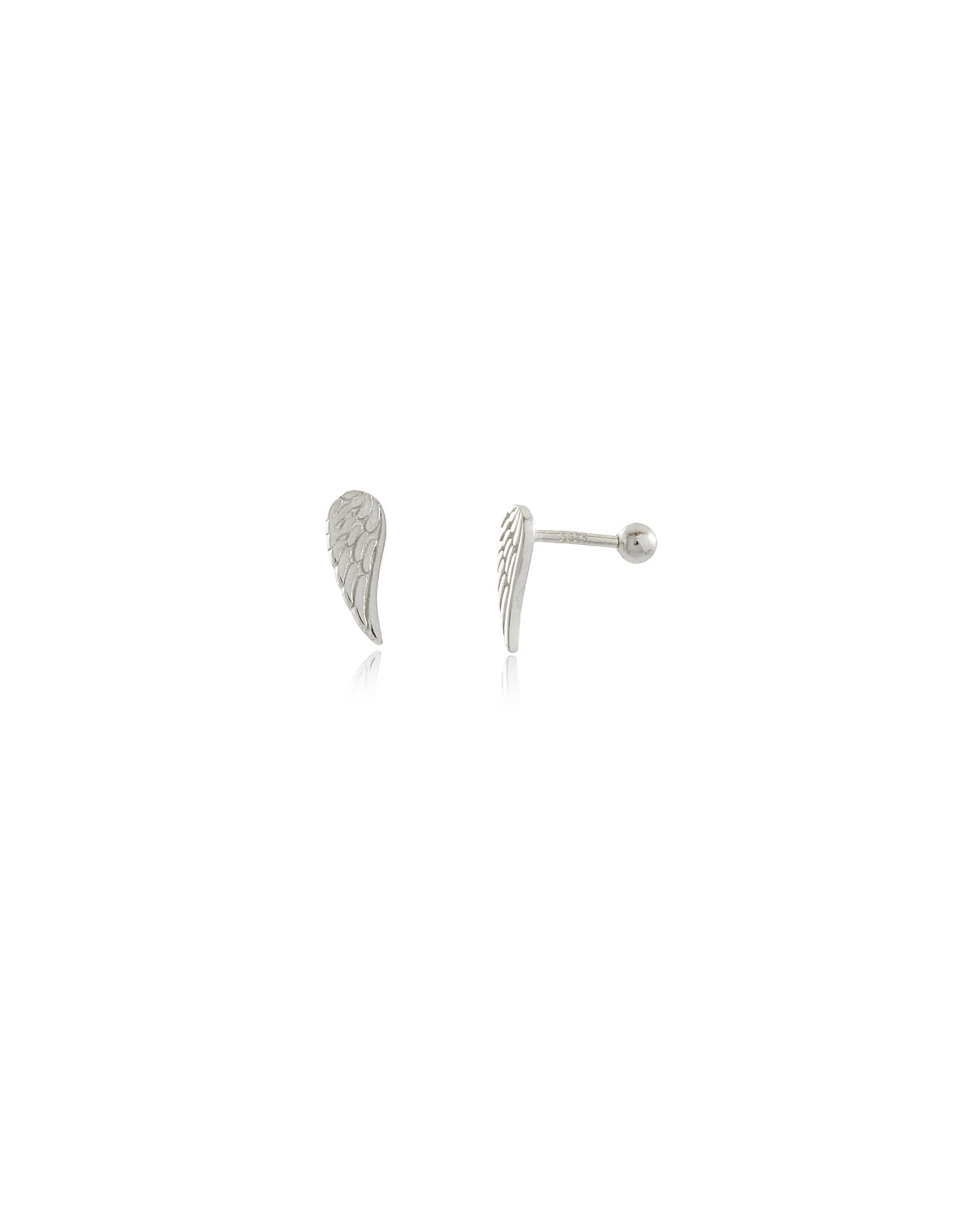 Feather Piercing Earring | 925 silver or 18k gold plated piercing.