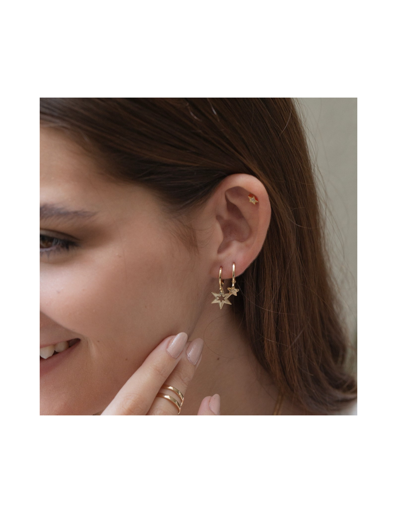 Pendiente Piercing Mariposa | piercing en plata 925 con circonitas