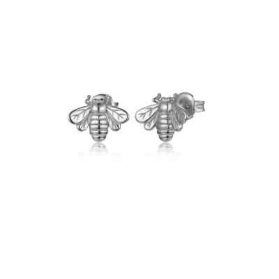 Bee Mini Earrings | 925 silver or 18k gold plated mini earrings. 2