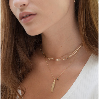 Colar Mia | Choker com Elos | Malu Maiese 2