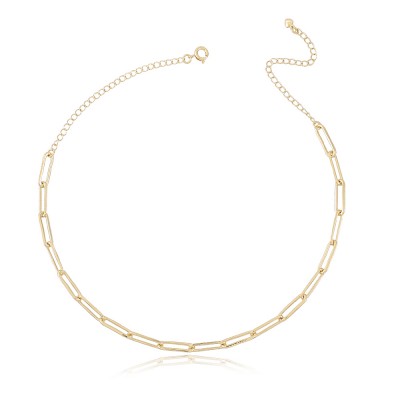 Cartier Mia necklace, 18 carat gold plated Cartier chain short necklace