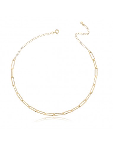 Collar Cartier Mia, collar corto cadena Cartier chapada en oro de 18 quilates
