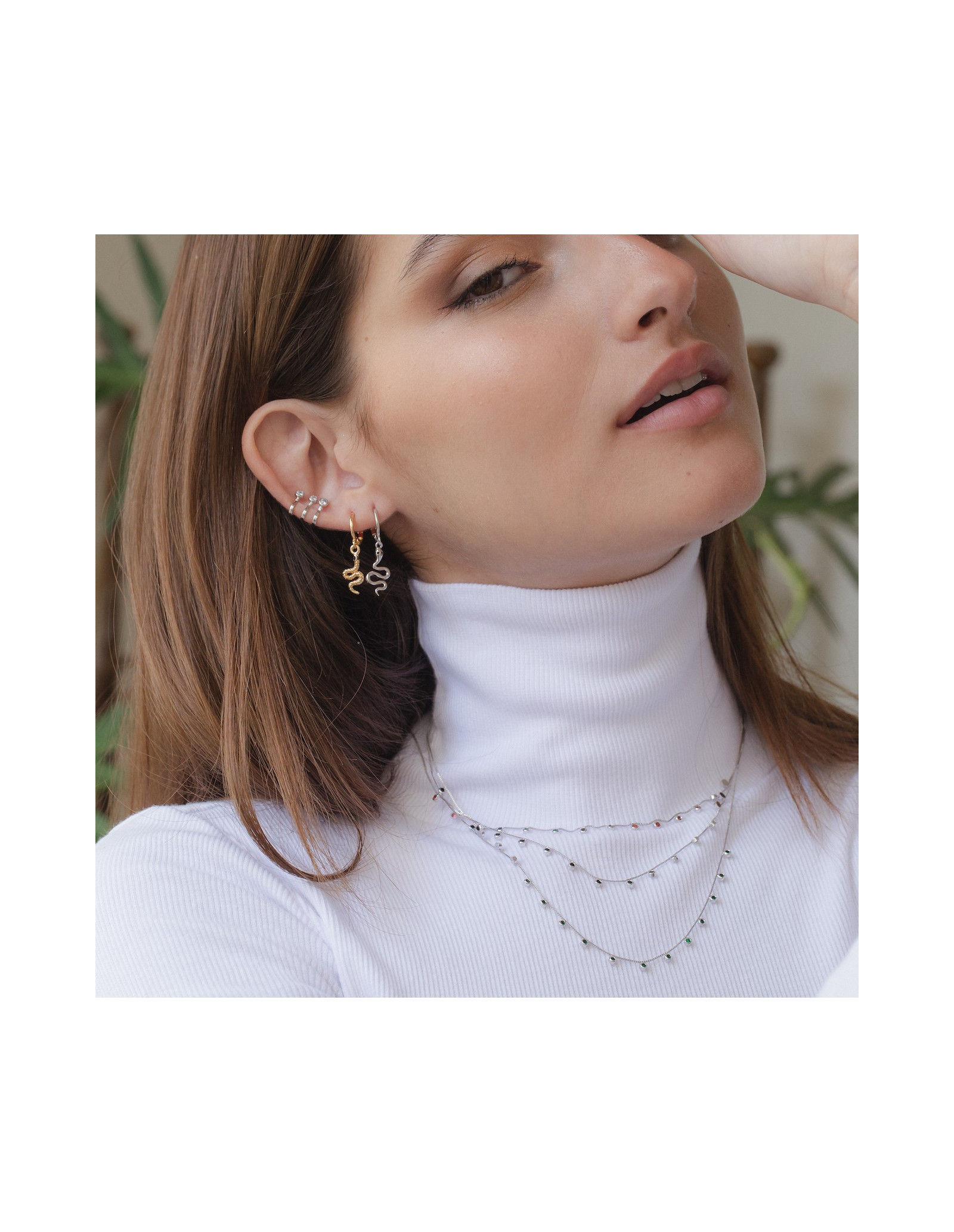 Collar Corto Colours | Gargantilla con Circonitas de Colores | Malu Maiese