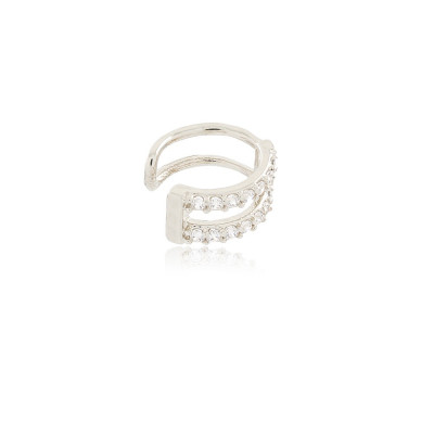 Ear Cuff Shine | Piercing de cartilagem com zirconias | Malu Maiese 2