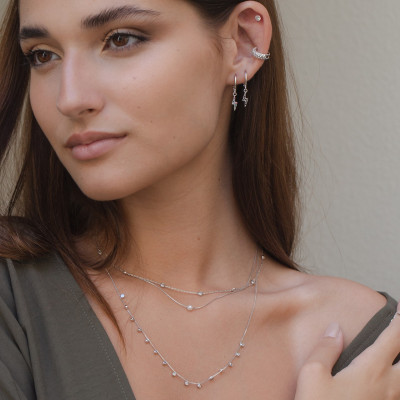 Mini Pearl Necklace | Short Necklace with Mini Pearl | Malu Maiese 2