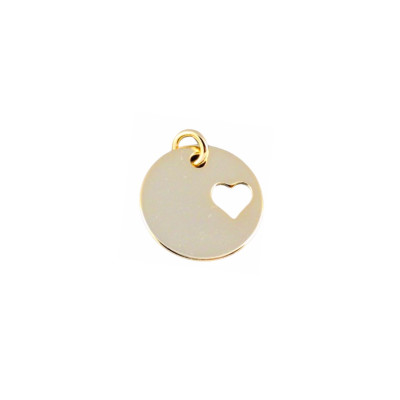 Charm Amore | Pingente Placa Coração para Personalizar tuas Joias. 2
