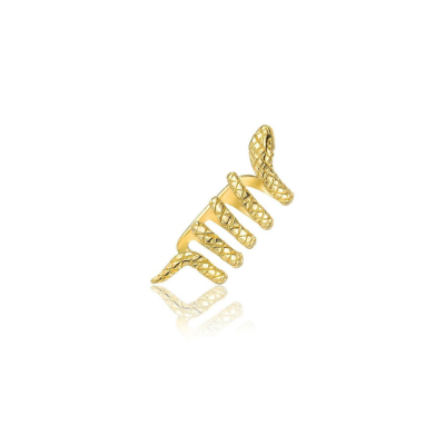 Ear Cuff Serpente | Piercing a pressão em prata | Malu Maiese 2