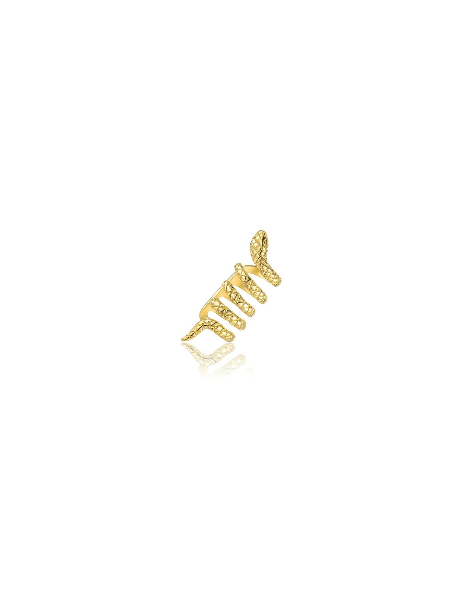 Snake Ear Cuff | Silver ear cuff, cartilage, non pierced | Malu Maiese