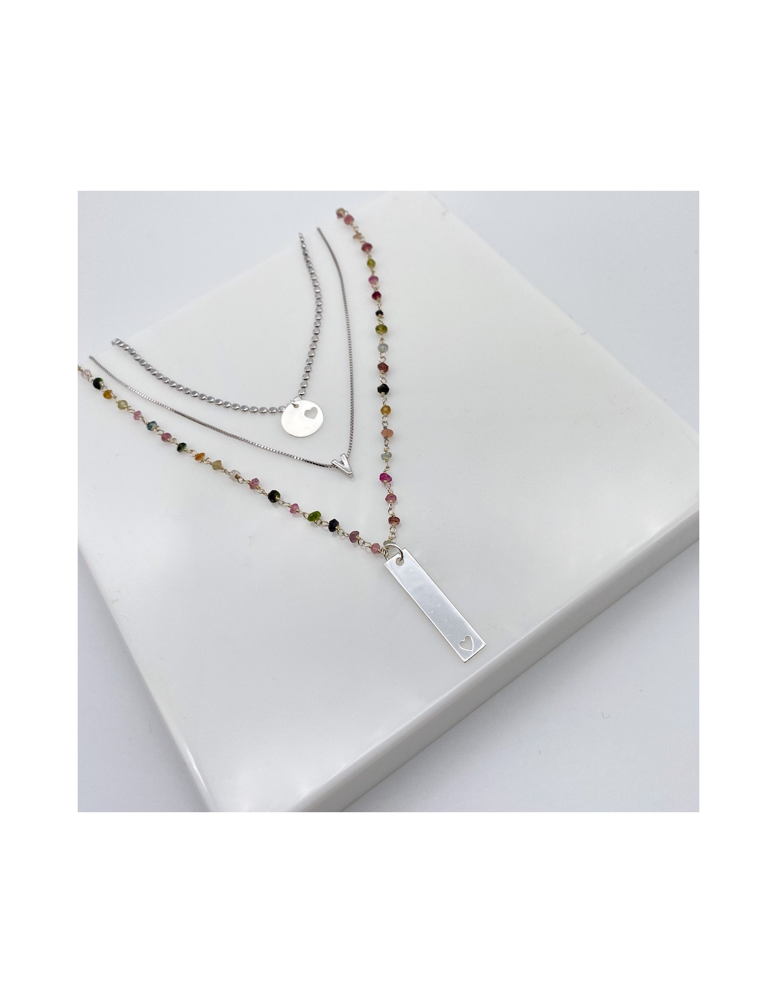 Charm Love | Pingente Placa Coração para Personalizar tuas Joias