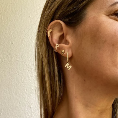 Ear Cuff Olympia | Ear Cuff Banhado em Ouro 18k | Malu Maiese 2