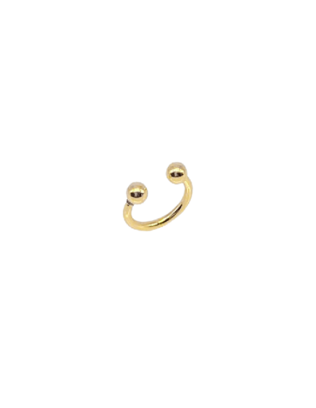 Basic Ear Cuff | 18k Gold Plated Ear Cuff, no piercing  | Malu Maiese Basic Ear Cuff | 18k Gold Plated Ear Cuff, no piercing  | Malu Maiese