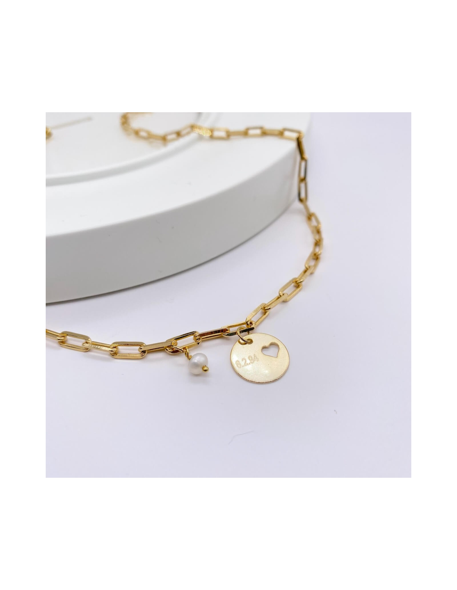 Amore Charm |  Charm with heart to Personalize your Jewelry.
