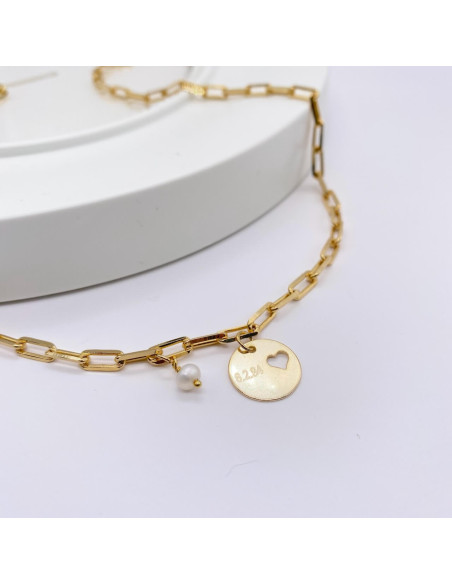 Charm Amore | Pingente Placa Coração para Personalizar tuas Joias. Charm Amore | Pingente Placa Coração para Personalizar tuas Joias.