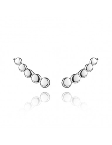 Sterling Silver Round Ear Climbers