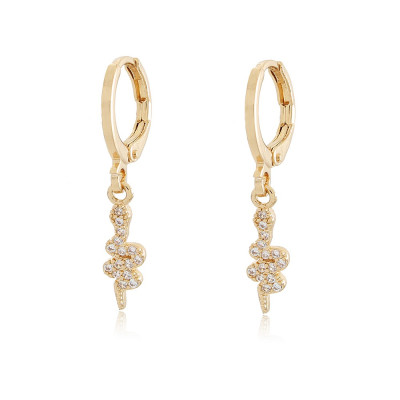 Argola Snake Shine| Brincos com Charms | Malu Maiese