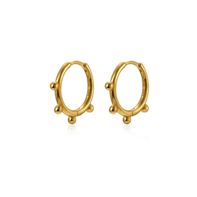 Aros Mini Dots | Aros en Plata 925 y Chapados en Oro 18k