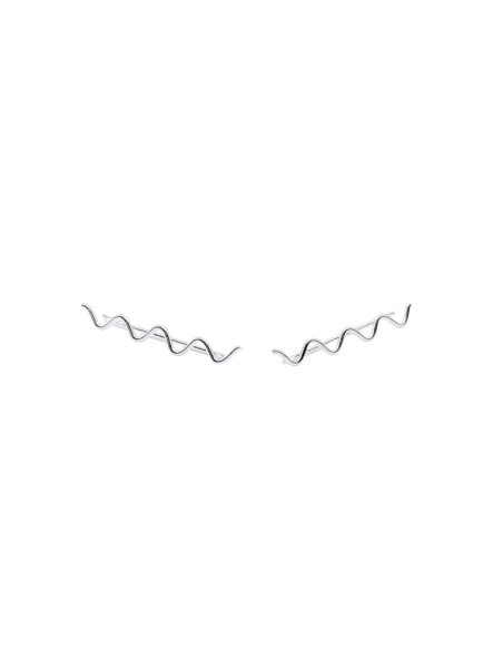 Brinco Ear Cuff Ondas | Brinco em Prata 925 | Malu Maiese Brinco Ear Cuff Ondas | Brinco em Prata 925 | Malu Maiese