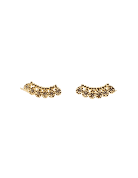 Priya Ear Climbers | Gold Plated Ear Climbers Earrings | Malu Maiese