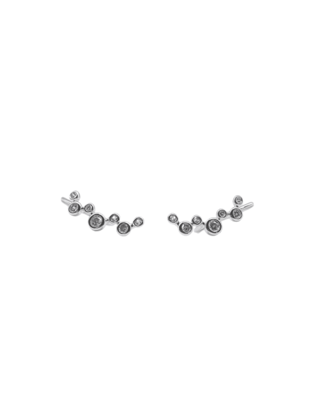 Pendientes Trepadores Bubble | Escaladores con Zirconias | Malu Maiese