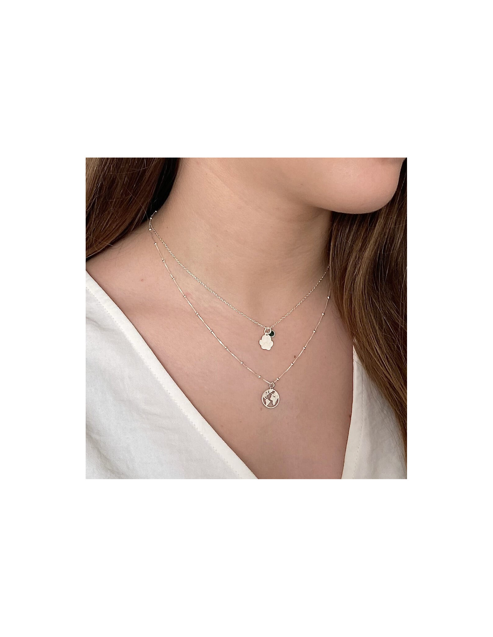 Charm Mundo | Pingente Mundo em Prata para Personalizar tuas Joias.