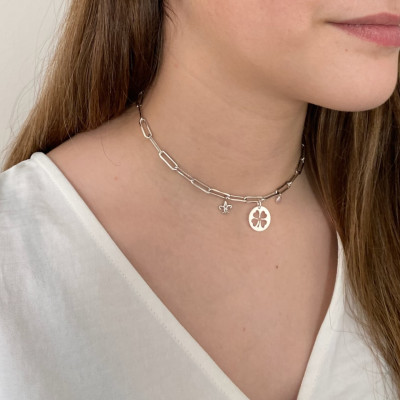 Charm Flor de Lis | Pingente para Personalizar suas Joias