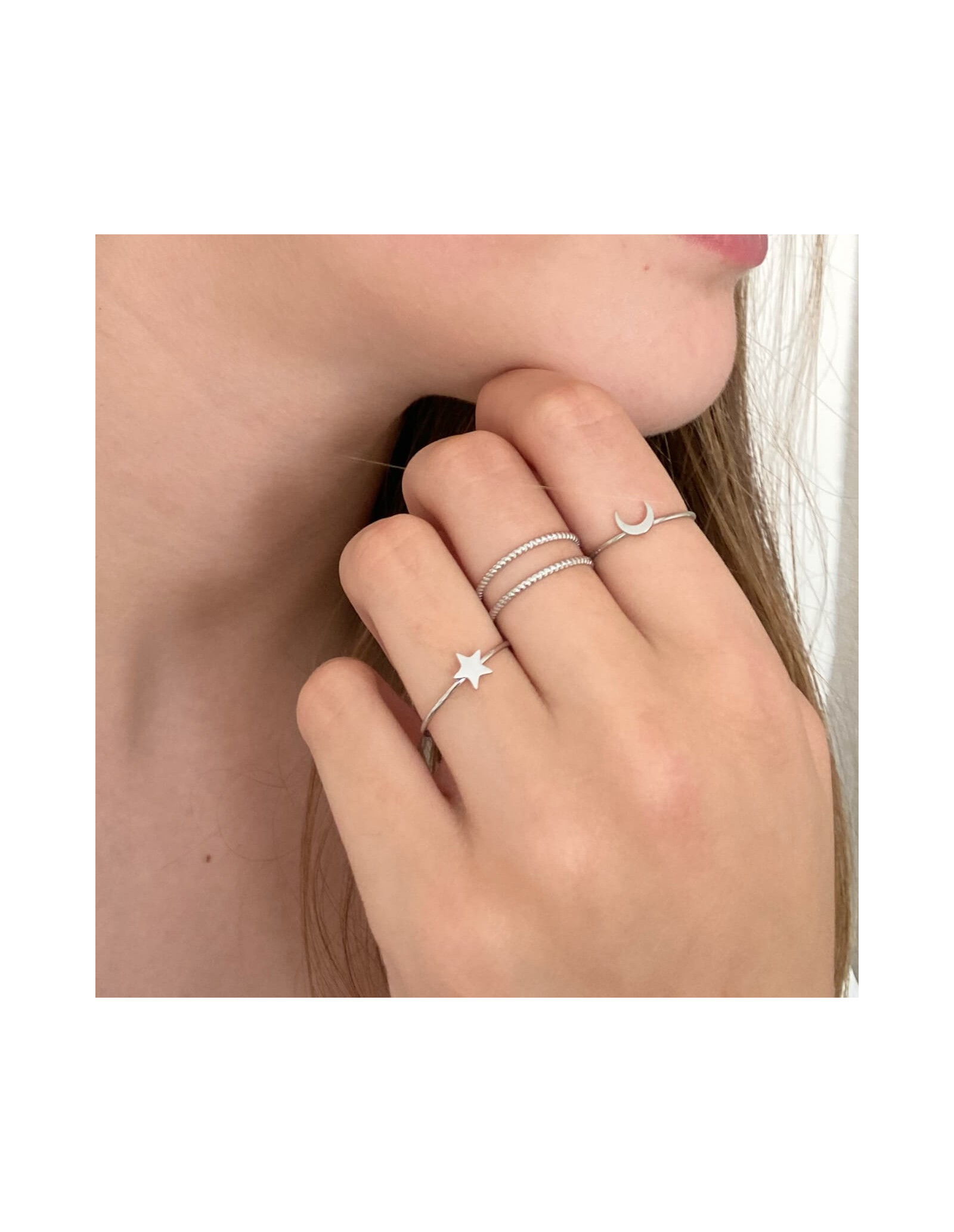 Anillo Acero Estrella | Anillo Estrella en Acero | Malu Maiese