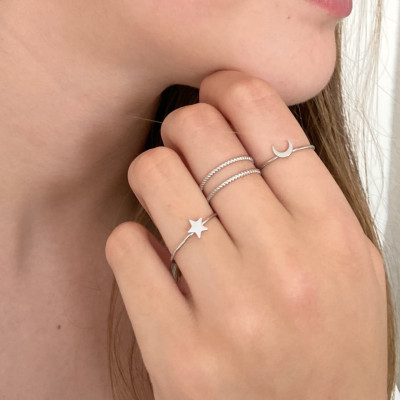 Anillo Acero Duo | Anillo Waterproof en Acero, Ajustable | Malu Maiese 2