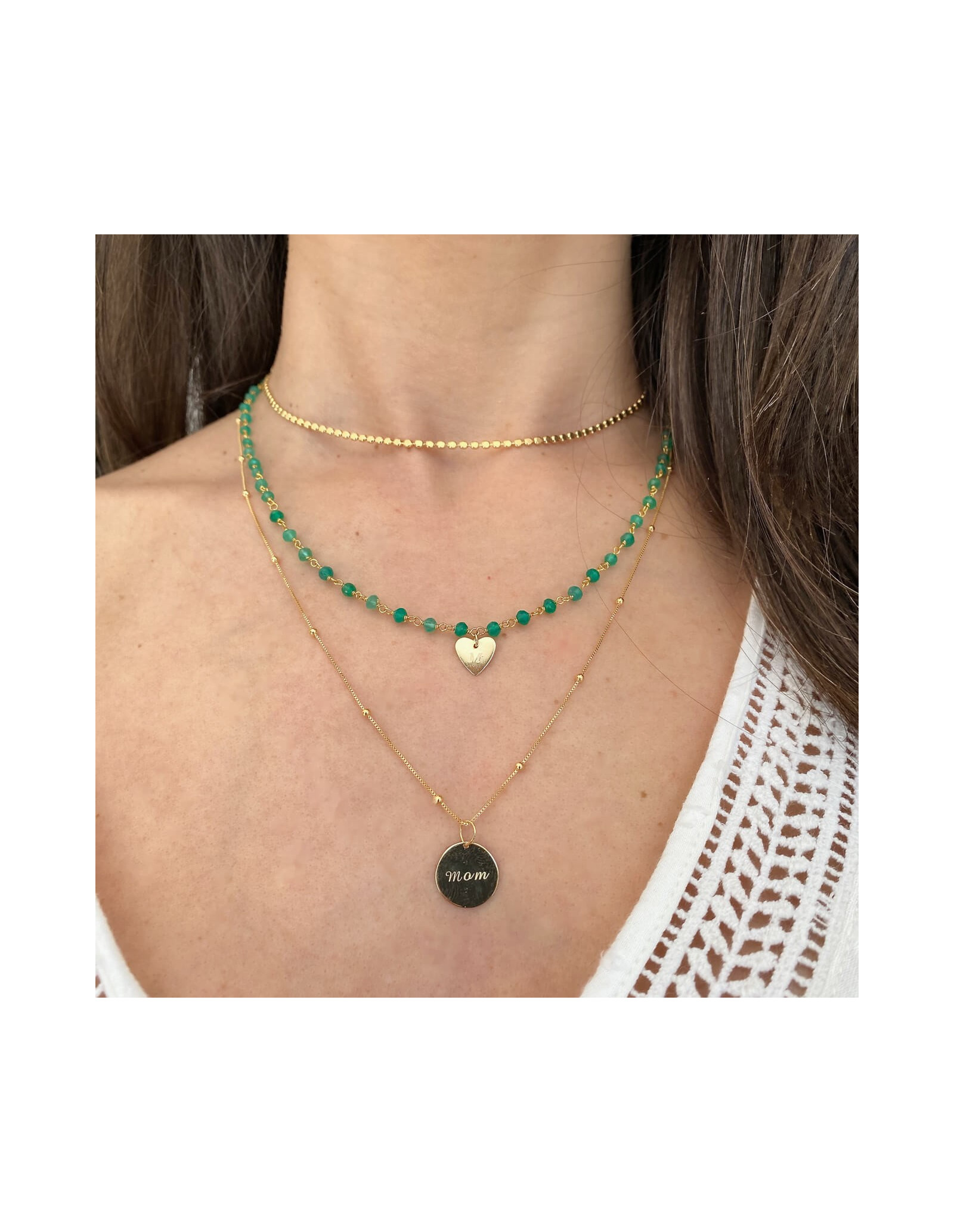 Charm Coração | Placa de Coração para Personalizar tuas Joias
