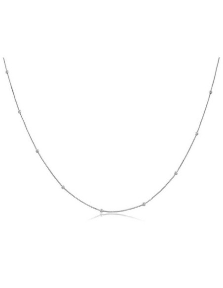 Short necklace 18k gold chain dainty dots | Malu Maiese Short necklace 18k gold chain dainty dots | Malu Maiese