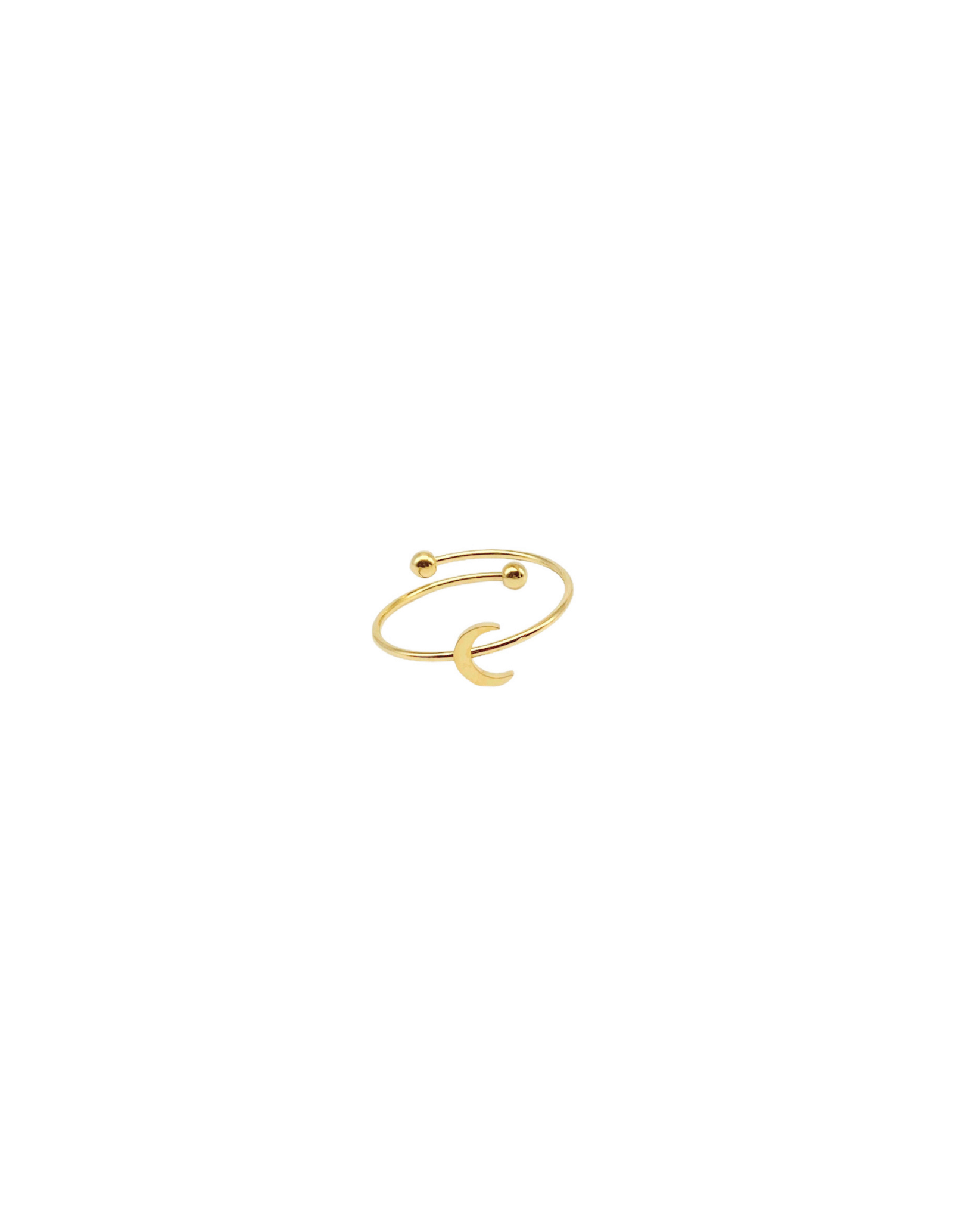 Anillo Acero Luna | Anillo Luna en Acero Quirúrgico | Malu Maiese