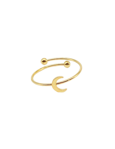 Anillo Acero Luna | Anillo Luna en Acero Quirúrgico | Malu Maiese Anillo Acero Luna | Anillo Luna en Acero Quirúrgico | Malu Maiese