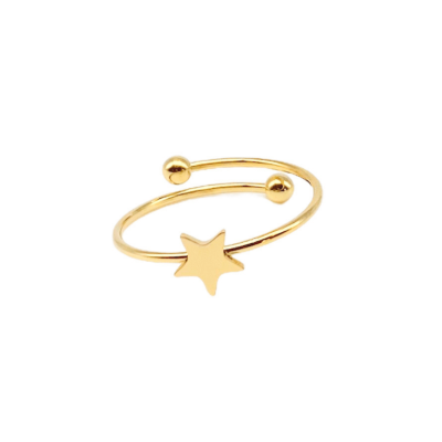 Anillo Acero Estrella | Anillo Estrella en Acero | Malu Maiese 2