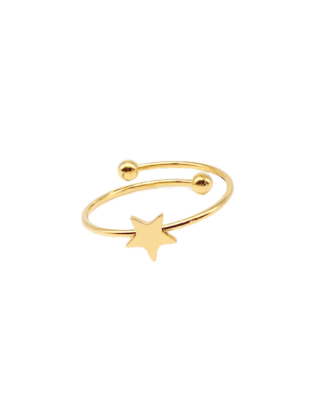 Anel Aço Estrela | Anel Estrela em Aço Inoxidável | Malu Maiese Anel Aço Estrela | Anel Estrela em Aço Inoxidável | Malu Maiese